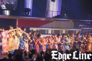 AKB48リクアワ最終公演は浴衣姿から！チーム8悲願の1位や須田亜香里＆松村香織ビックリの展開入山杏奈のサプライズ登場など盛りだくさん43