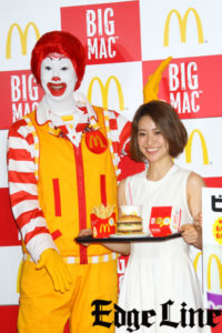 大島優子 ドナルドへ「カズレーザーさんじゃないですか」！ビッグマック祭りキャンペーンを発表も9