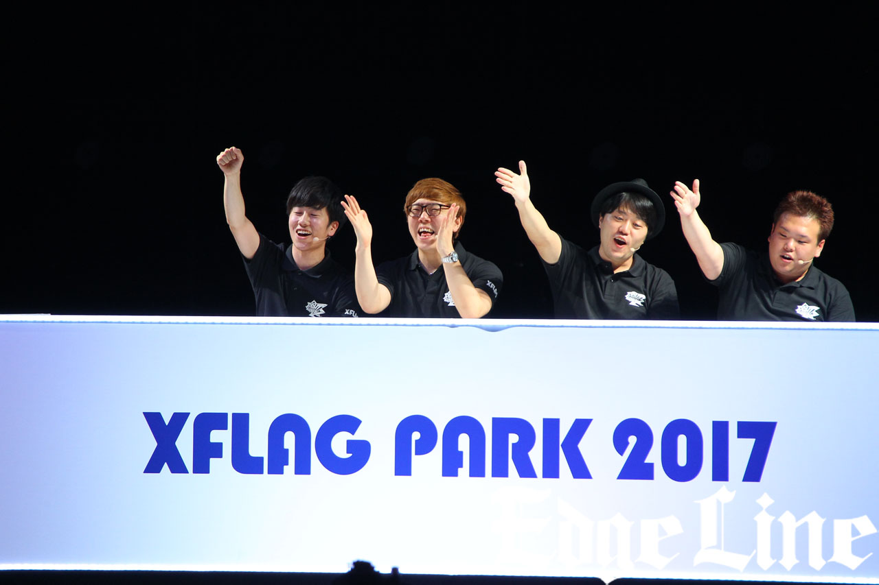 HIKAKIN、XFLAG PARK2017「ファイトリーグ！」ステージに登場！いきなりの“襲撃”にも勝利で「奥が深くて」と手応え5