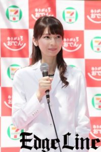 岡田結実、猛暑の屋外ステージで額に汗ダク”味しみ大根”完食！「こんな暑い日におでん食べたことない」7