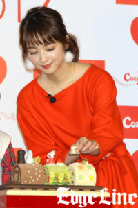 佐々木希“夢のクリスマスケーキ”に「かなりのインスタ映え」！子供にケーキをあ～んで「んーっ！可愛いんだから」と幸せいっぱい2