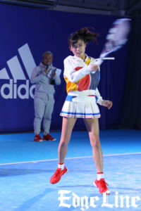 小島瑠璃子ナスDへライバル心むき出しで「負けてられない」！伊達公子からテニスを習うも脅威の成長力で驚かせる5