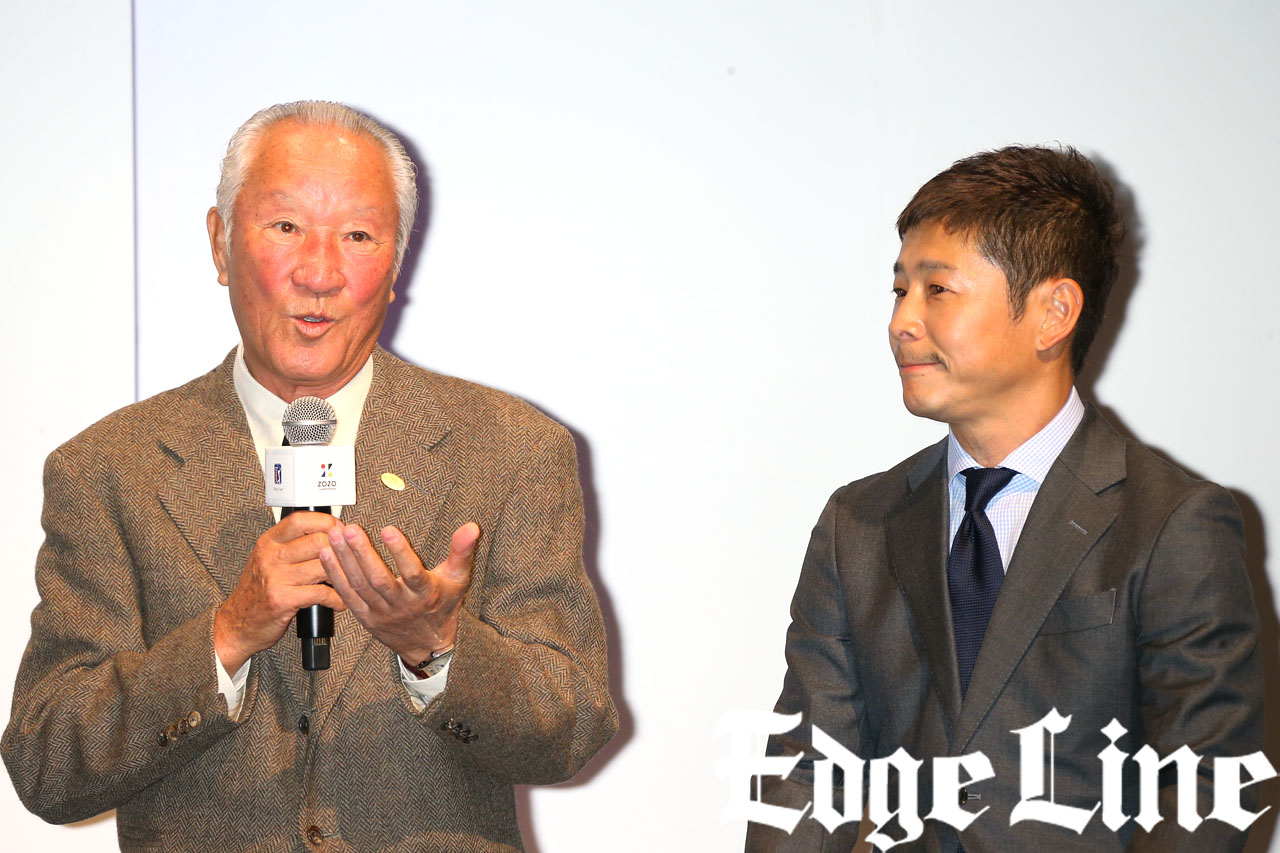 ZOZO・前澤友作社長 米ゴルフツアー日本初開催の冠企業になり「今までに見たことのないような大会に」！青木功氏、松山英樹選手の反応とは？1