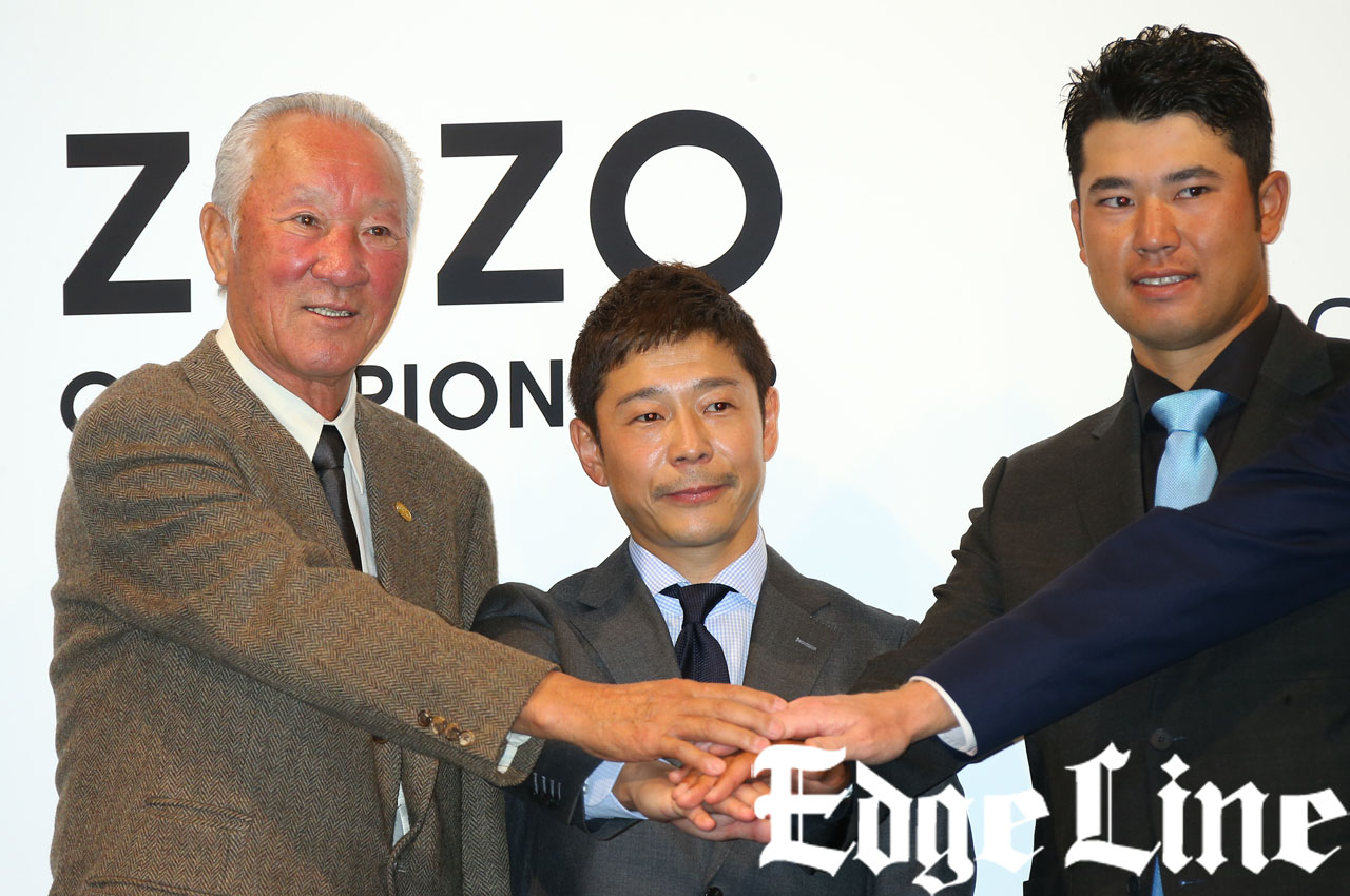 ZOZO・前澤友作社長 米ゴルフツアー日本初開催の冠企業になり「今までに見たことのないような大会に」！青木功氏、松山英樹選手の反応とは？4