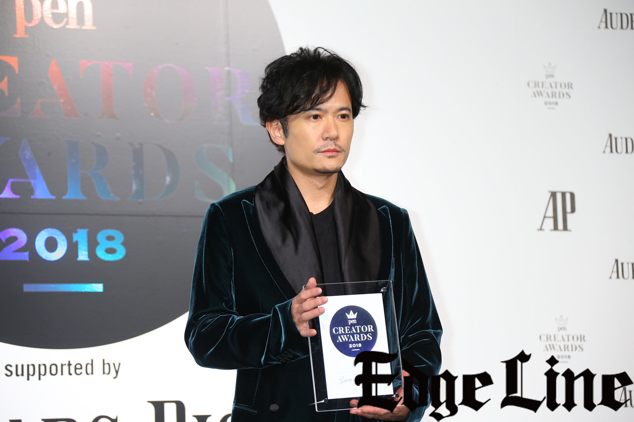 稲垣吾郎「Pen クリエイター・アワード 2018」受賞で「高みを目指していきたい」！吉田鋼太郎は「おっさんずラブ」へ「僕ら役者は続編を」3