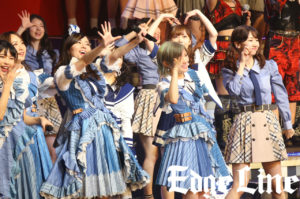 AKB48リクアワ最終公演は浴衣姿から！チーム8悲願の1位や須田亜香里＆松村香織ビックリの展開入山杏奈のサプライズ登場など盛りだくさん39