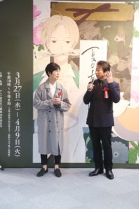 神谷浩史＆井上和彦「アニメ 夏目友人帳展」オープニングセレモニーに登場でテープカット！ニャンコ先生ボイスでツッコミで和気あいあい24