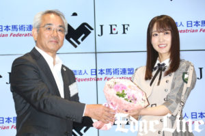 菅井友香“先生”として馬術競技レクチャーで馬場馬術は「やったー！」という気持ちに！スペシャルアンバサダー3年目にも喜び3