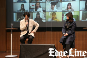 横浜流星 青山学院大学の男子生徒から「横浜さんのように格好いい人間になりたい！」の声に照れる！吉高由里子と“青山祭”に登場で学生にアドバイスや「僕も後悔している」こと告白7