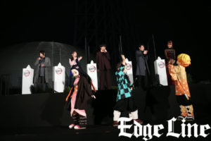 下野紘 東京スカイツリーの真下で“善逸”に「禰豆子ちゃーん！」と花江夏樹＆鬼頭明里と生アテレコで大盛りあがり！キャラの魅力の「ギャップ」を語る1