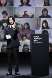 横浜流星「LINE NEWS AWARDS 2020」の「話題の人」俳優部門受賞！「役者としてみなさんに心に響く作品づくりを一層強い気持ちで」13