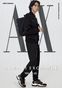 山﨑賢人 日本人初の4シーズン連続「A|X アルマーニ エクスチェンジ」広告モデル起用！精悍な表情と躍動感あふれる動き引き出し「英語で表現すると……」4