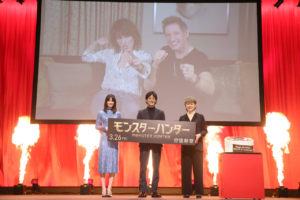 松坂桃李 ミラ・ジョヴォヴィッチへ「次は出演したい」と直訴の結果は？「モンスターハンター」ジャパンプレミアを山崎紘菜、本田貴子と開催7