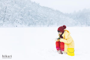 小林愛香 雪降る中、露天風呂でくつろぐ姿や壮大な雪景色の中でワカサギ釣り姿など！2nd写真集「小林愛香 2nd写真集 hikari」先行カット解禁5