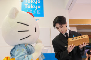 Hakken「#Tokyo Tokyo BASE」オープニングセレモニーにキティちゃんと登場21