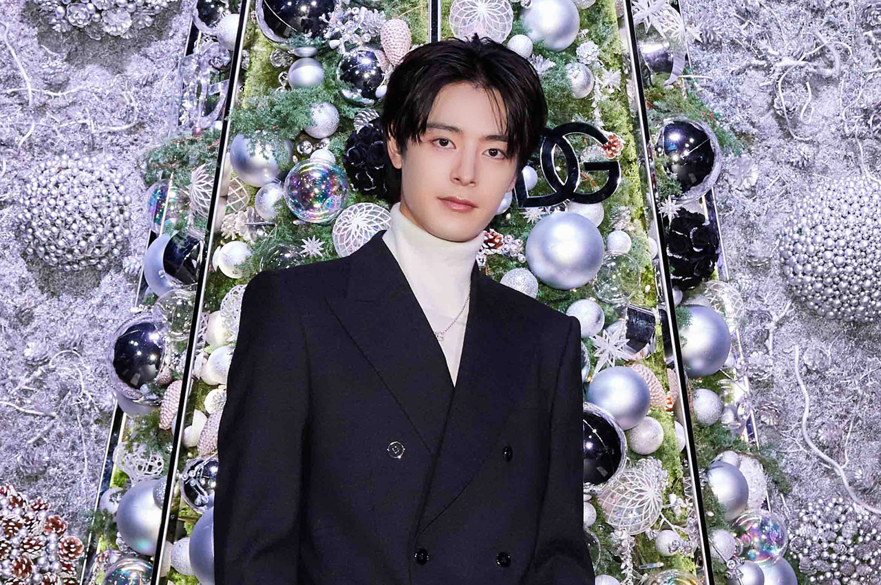 塩野瑛久『ドルチェ＆ガッバーナ 青山』フォトコールに！クリスマスの