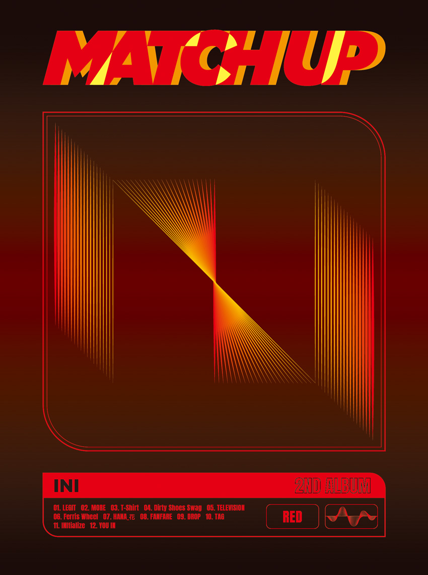 INI 2ND ALBUM「MATCH UP」ジャケット＆アー写解禁