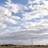 取手市「高須で空あそび-大空凧プロジェクト-」、500枚の凧で芸術的な空の架け橋