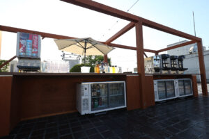 河原町中心の髙島屋京都店屋上で夏期間ビアガーデンオープン！フレンチBBQスタイル8