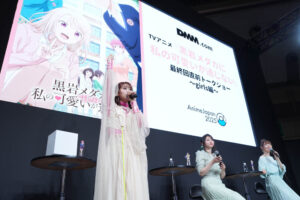 芹澤優、雨宮天、花澤香菜「黒岩メダカに私の可愛いが通じない」AJ2025ステージ開催17