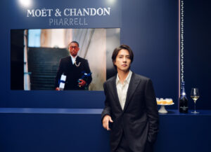 山下智久「モエ・エ・シャンドン×ファレル・ウィリアムス ポップアップストア」OPイベ登場9