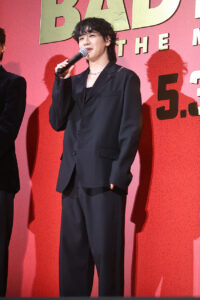 豆原一成 河野純喜と金城碧海の詩に感激！「BADBOYS」舞台挨拶でJO1間の絆窺わせる8