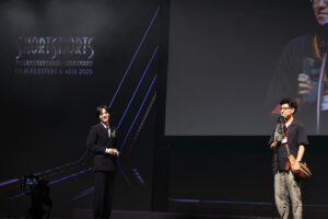 大平祥生SSFF & ASIAでU-25 Project Best Short Awardフォーマル衣装でプレゼンター！笑いこらえる11