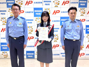 河瀬詩 北海道根室市で「一日警察署長」と「一日駅長」Wで務める！実績が評価3