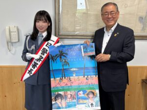 河瀬詩 北海道根室市で「一日警察署長」と「一日駅長」Wで務める！実績が評価5
