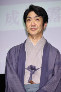 野村万作、野村萬斎、野村裕基の親子三代大熊記念講堂に！映画『六つの顔』完成披露試写7