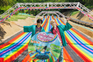超特急・リョウガ＆ユーキ「さがみ湖 MORI MORI」のマジカルウェーブオープニングお祝い11