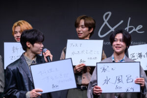 INI＜&be＞発表会！田島将吾「家族写真みたい」と話したカットとは6