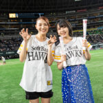田野アサミ＆種田梨沙ゾンビランドサガ×福岡ソフトバンクホークスで始球式やトークショーで盛り上げ