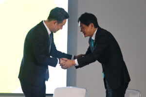 大阪・関西万博から横浜の2027年国際園芸博覧会バトンタッチ！山中竹春横浜市長「大屋根リング木材再利用」宣言2