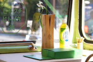 儒烏風亭らでんバスガイドに「夢がかないました」!「綾鷹 ヒトクチヒトイキ旅」バスツアー体験会4