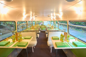 儒烏風亭らでんバスガイドに「夢がかないました」!「綾鷹 ヒトクチヒトイキ旅」バスツアー体験会15