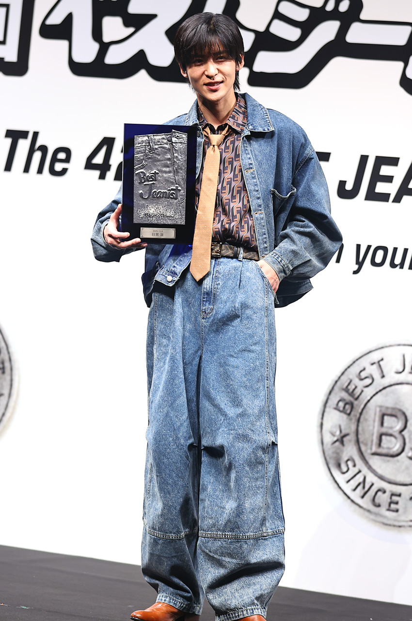 目黒蓮ベストジーニスト2冠!今田美桜も一般選出部門受賞で『わたしの幸せな結婚』コンビ席巻2