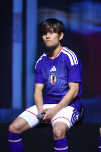 久保建英選手“ミニタケ”本人を「超えてきてる」と笑顔!「サッカー日本代表 2026」キャンペーン発表会登場3