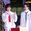 King & Prince永瀬廉と髙橋海人丸ビルでCelebration Tree点灯！「ずっと見てたくなります」