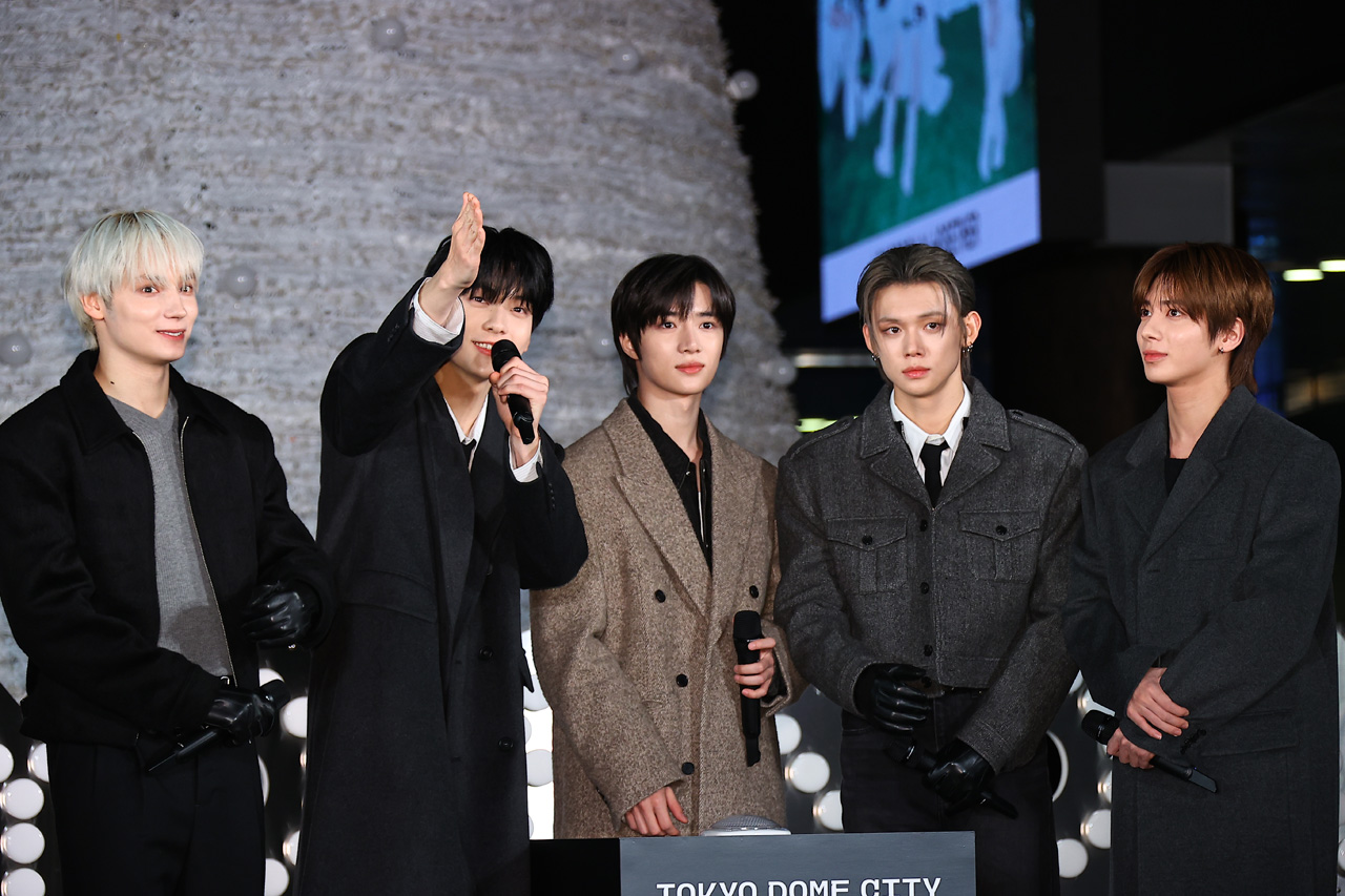 TOMORROW X TOGETHER東京ドームシティのイルミ『TOKYO SNOW DOME CITY』点灯!オススメ曲は?1