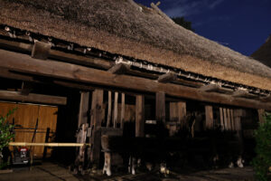 大阪・服部緑地公園内の日本民家集落博物館が初夜間公開で11月22日だけライトアップ！昼とは違う趣に35