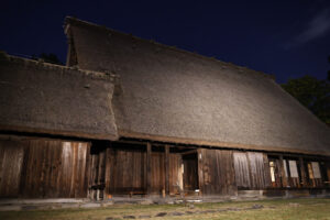 大阪・服部緑地公園内の日本民家集落博物館が初夜間公開で11月22日だけライトアップ！昼とは違う趣に37