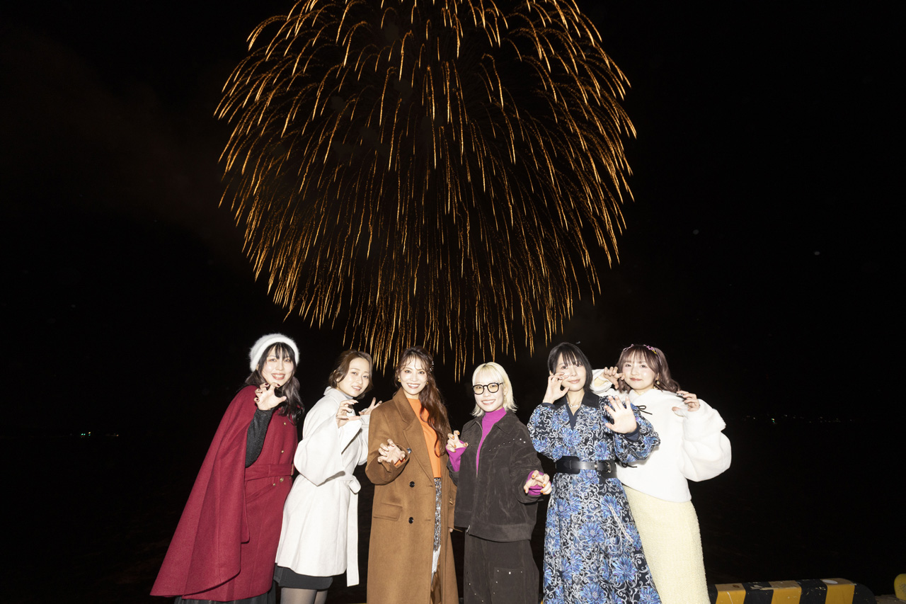 「ゾンビランドサガ ゆめぎんがパラダイス」伊万里湾大花火にフランシュシュメンバー6人登場4