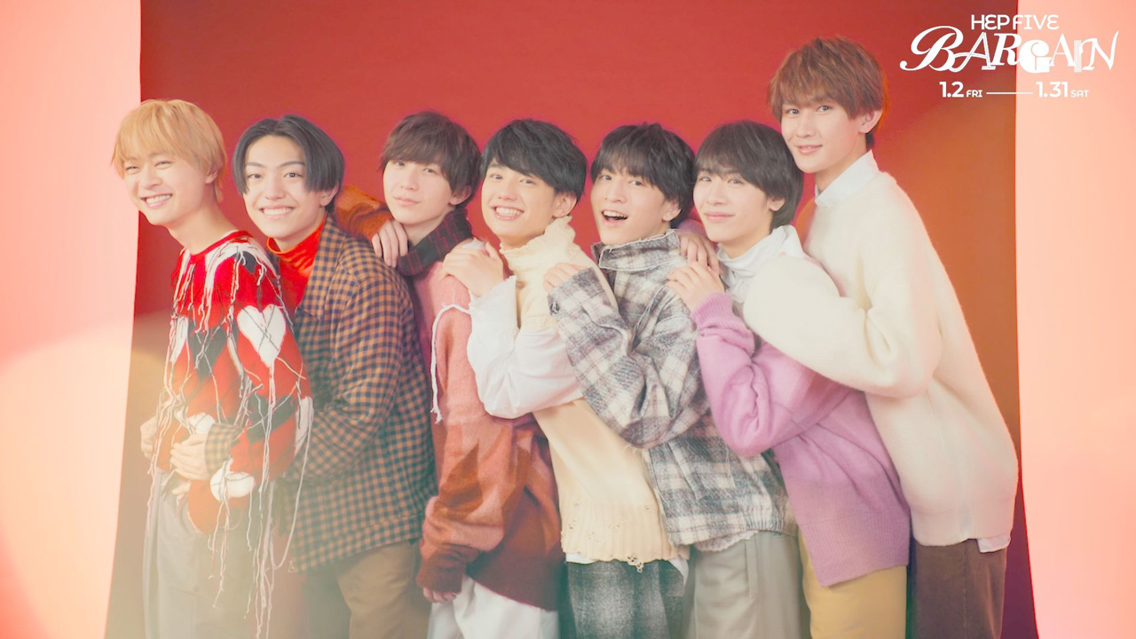「HEP FIVE BARGAIN」AmBitious広告モデル起用のキャンペーン内容詳細発表!館内放送時間も2