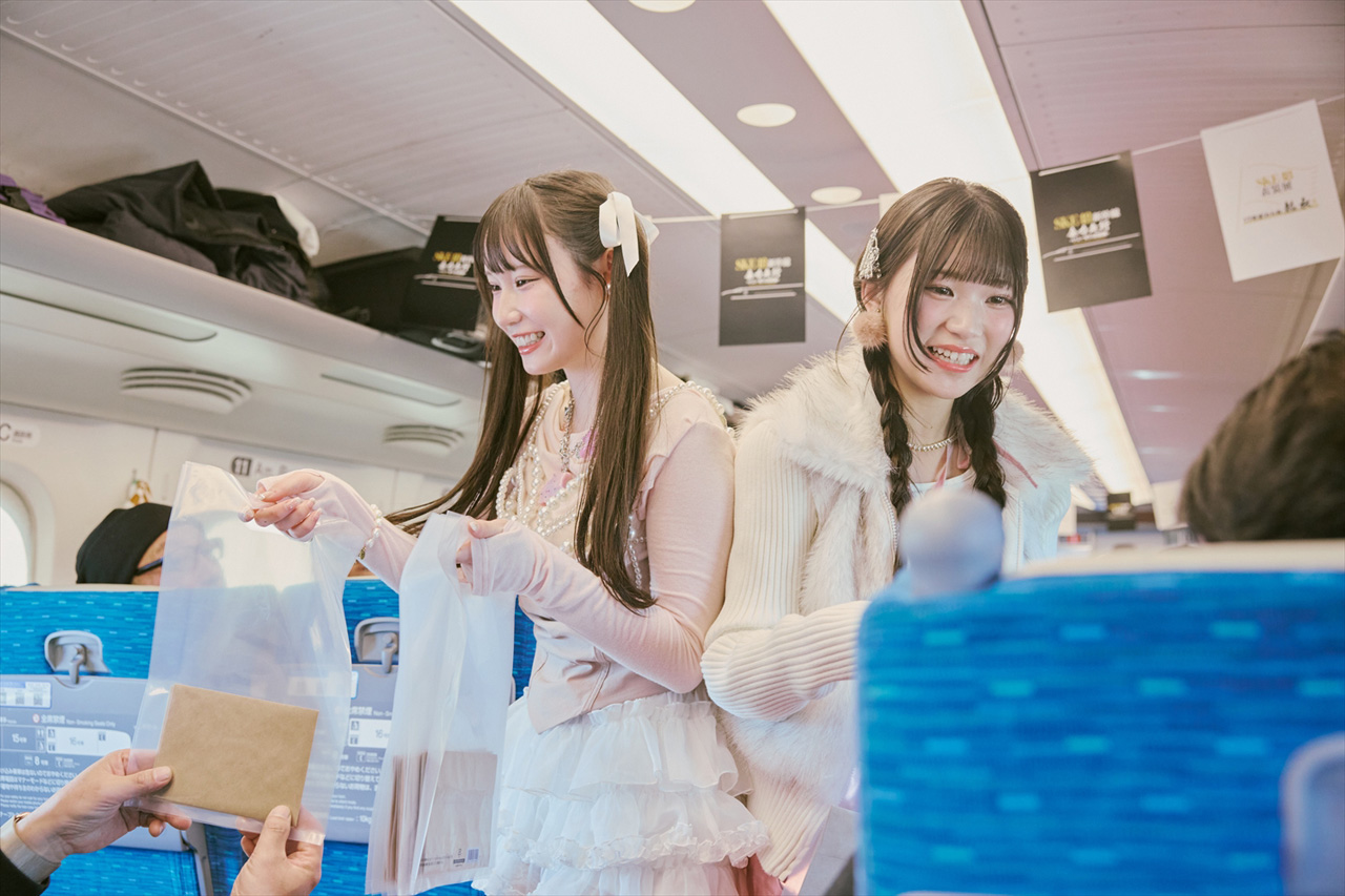 大村杏と河村優愛『SKE48 新幹線全力走行 ~いこーぜ! 衣装展~』公式レポート!車内で華麗に10