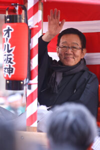 翼和希、オール阪神・巨人、円井わん、福娘ら大阪・ミナミで『宝恵駕行列』 新春賑やかに彩る21