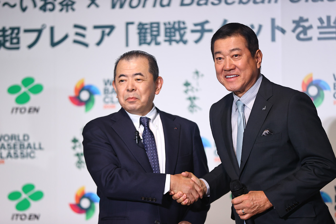 原辰徳氏『お~いお茶×World Baseball Classic』観戦チケットプレゼントキャンペーンに「ナイスです!」1