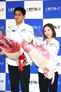 三浦璃来＆木原龍一“りくりゅう”ペア木下グループ本社を表敬訪問！報奨金それぞれ2000万円3
