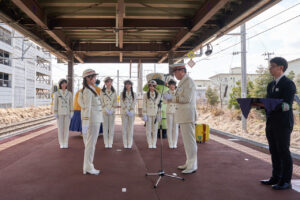 22/7 山形・JR天童駅で『一日駅長就任式』に！メンバー7人でファンお出迎えや特別放送も2