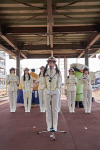 22/7 山形・JR天童駅で『一日駅長就任式』に！メンバー7人でファンお出迎えや特別放送も5